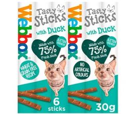 Webbox Cats Tasty Sticks Duck